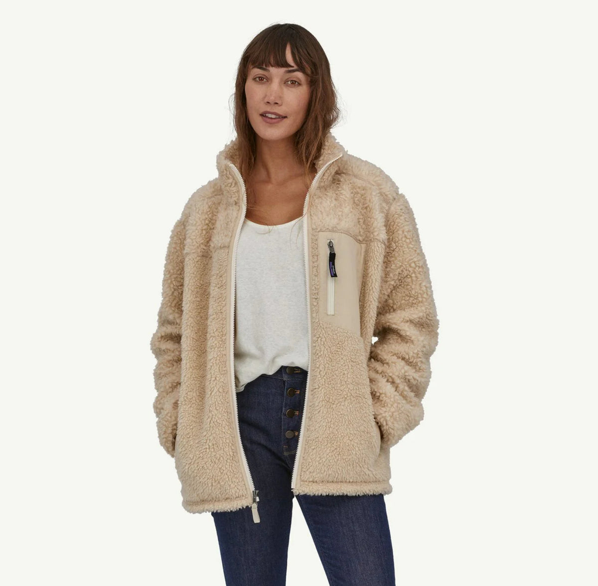 Patagonia Womens Retro-X Coat Dark Natural