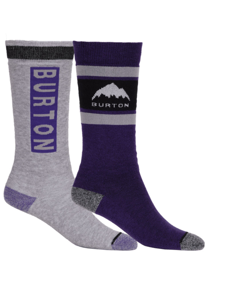 Burton Kid’s Weekend Midweight 2PK Socks Imperial Purple