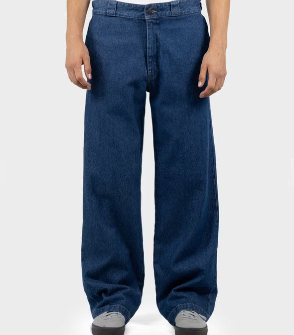 Dickies Baggy Jeans 5 Pocket Work Jeans Stone Washed Indigo