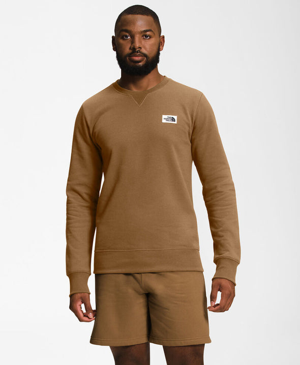 The North Face Heritage Patch Crew Neck Utility Brown