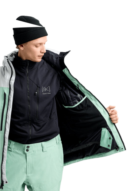 Burton Men’s [ak] GORE-TEX Swash Jacket Gray Cloud/Soft Sage 2026