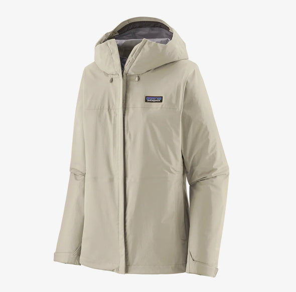 Patagonia Womens Torrentshell 3L Rain Jacket Wool White