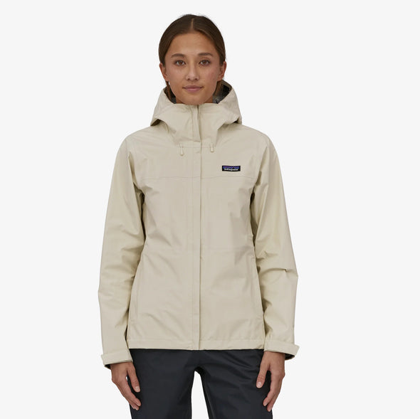 Patagonia Womens Torrentshell 3L Rain Jacket Wool White