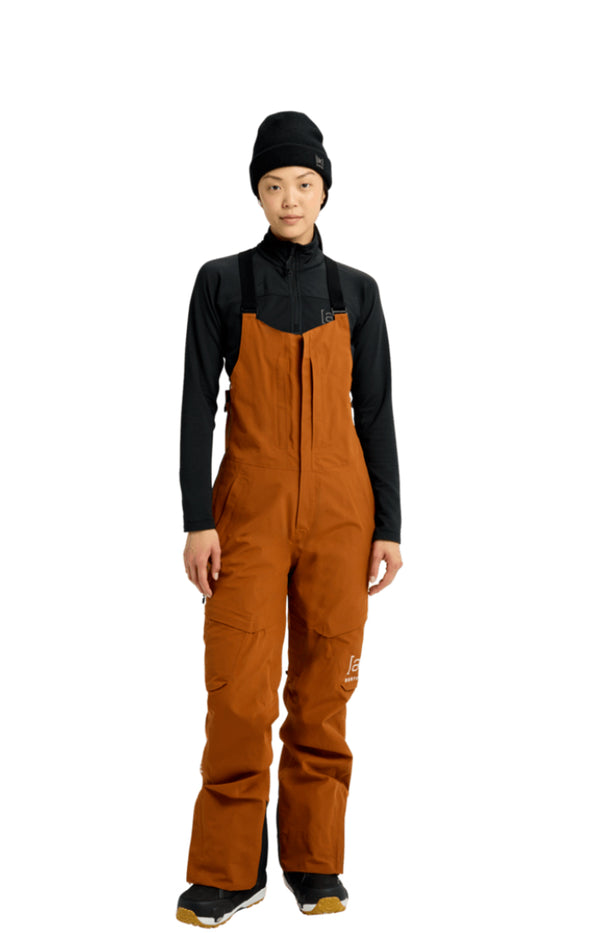 Burton Women’s [ak] Kimmy GORE-TEX 2L Bib Pants Chestnut Brown 2026