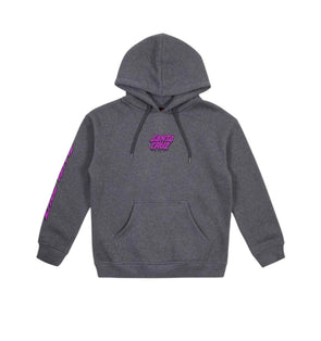 Santa Cruz Youth Decaying Hand Hoodie Grey Marle