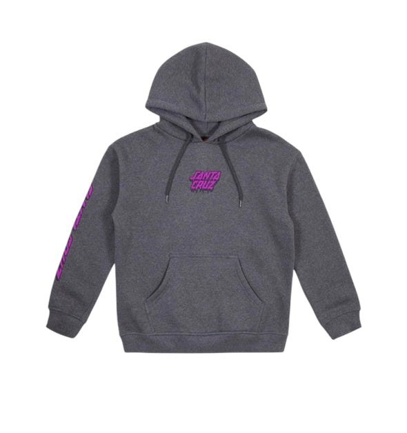 Santa Cruz Youth Decaying Hand Hoodie Grey Marle