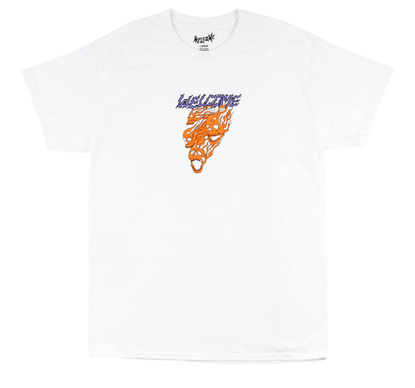 Welcome Flames Tee White