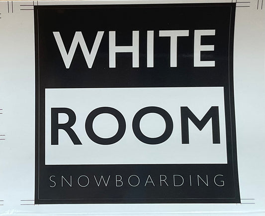 Whiteroom Block Logo Sticker