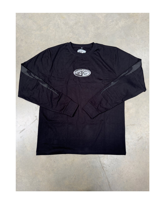Whiteroom Tribal Long Sleeve Tee Black