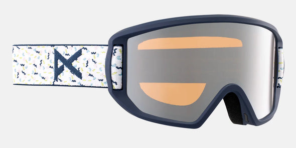 Anon Kids’ Tracker 2.0 Goggles & MFI Face Mask Confetti/Silver Amber
