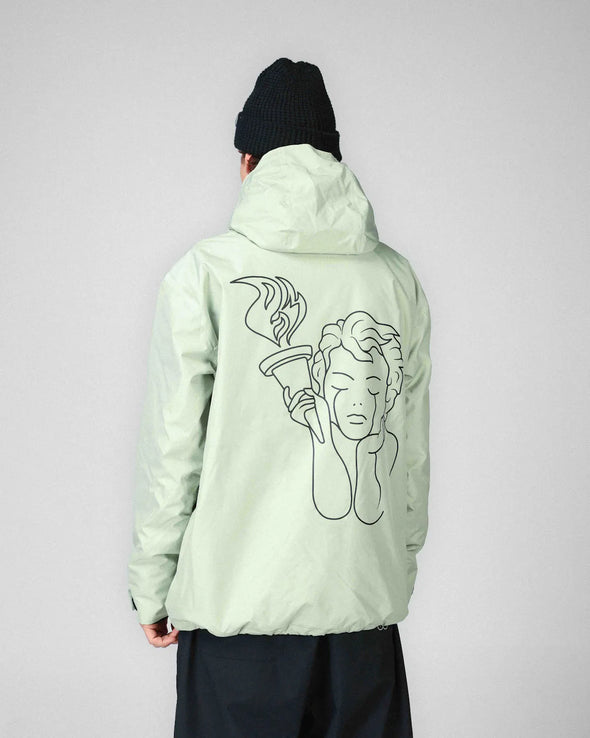 Beyond Medals Anorak 2L Angel Green