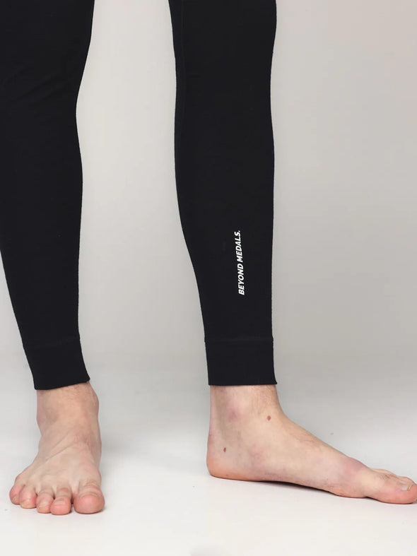 Beyond Medals Merino Baselayer Bottom Black