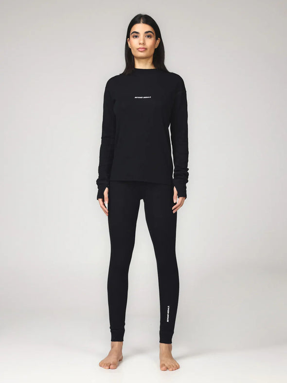 Beyond Medals Merino Baselayer Bottom Black