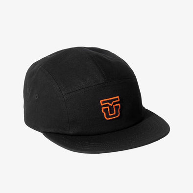 Union 5 Panel Hat Black/Orange