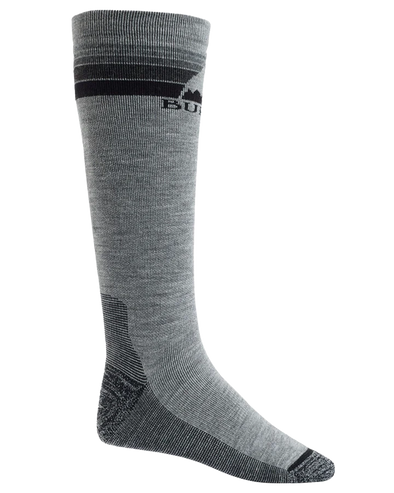 Burton Men’s Midweight Emblem Socks Gray Heather