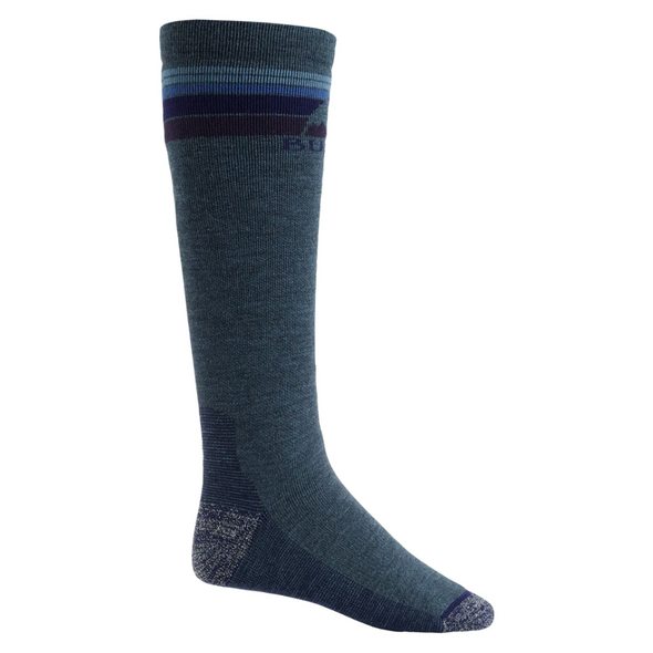 Burton Men’s Midweight Emblem Socks Mood Indigo Heather