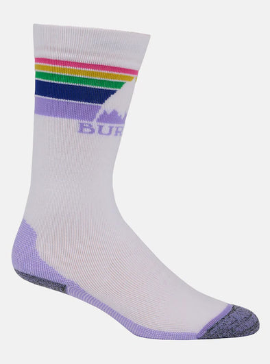 Burton Kid’s Midweight Emblem Socks (Stout White)