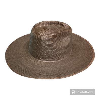 Brixton Primrose Straw Fedora Dark Earth