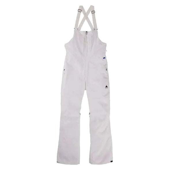 Burton Womens Reserve 2L Bib Pant Stout White 2024