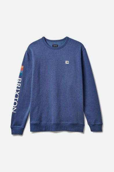 Brixton Alton Crew Pacific Blue