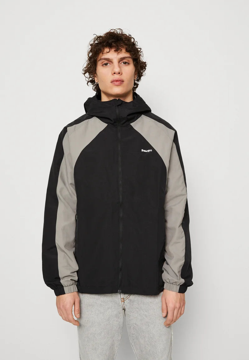 HUF Set Shell Jacket Black1