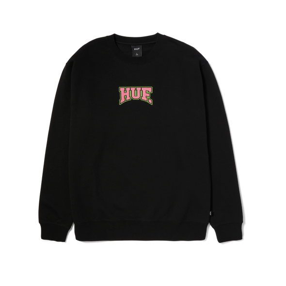 HUF Home Team Crewneck Black