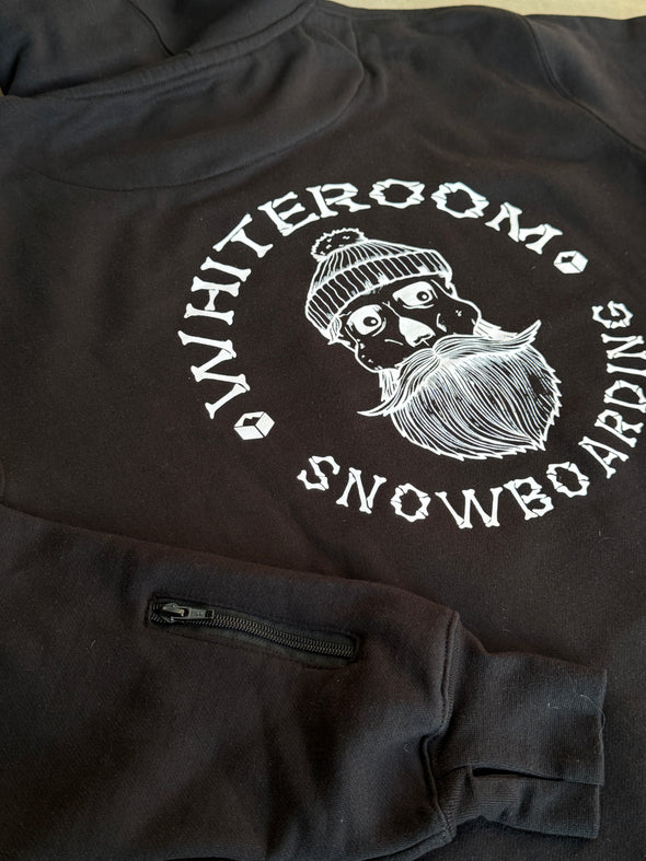 Whiteroom Tall Tech Hoody Black/Snow Camo