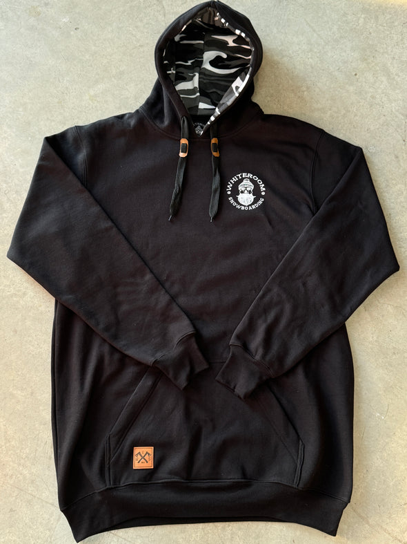 Whiteroom Tall Tech Hoody Black/Snow Camo