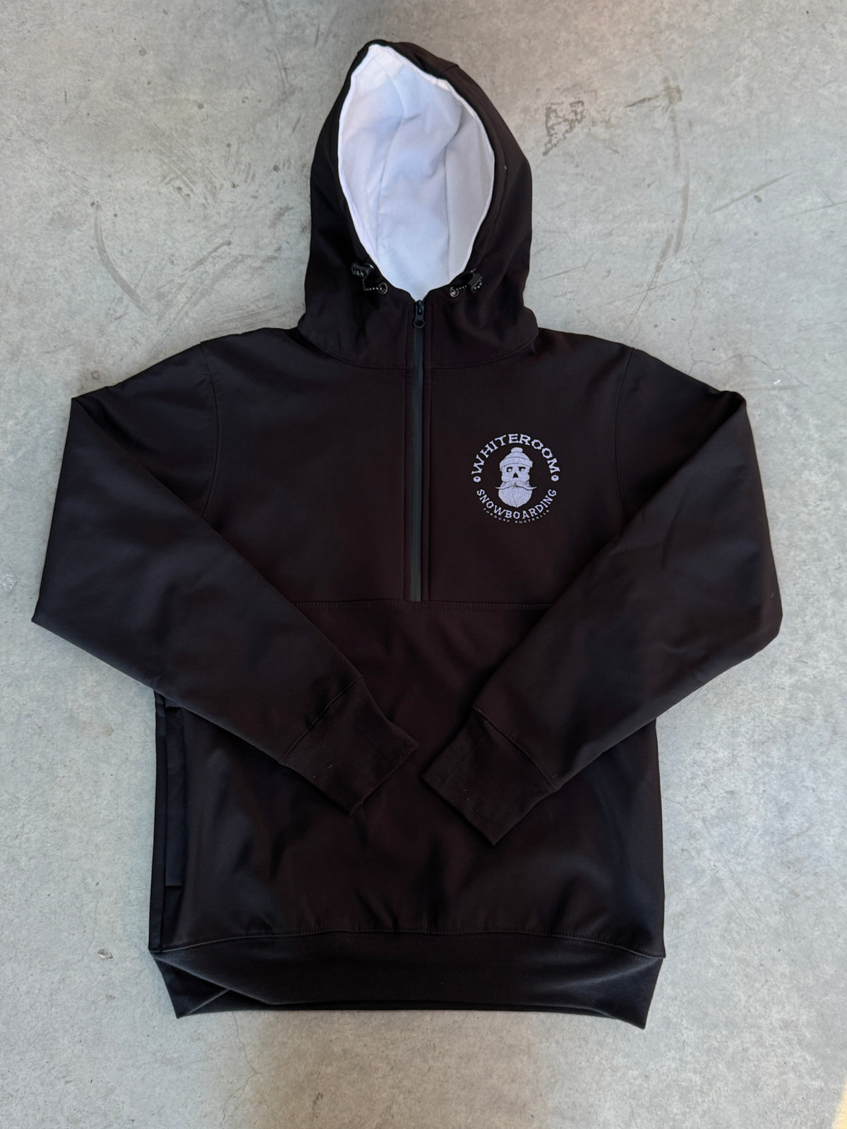 Whiteroom Bonded Anorak Hood Black
