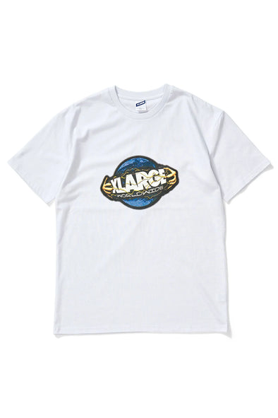 XLARGE Digital Earth SS Tee White