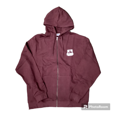 XLARGE 91 Zip Thru Hood Dark Grape