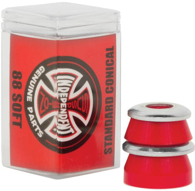 Independent Skateboard Bushings Standard Conical 88a Soft Red