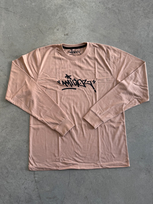 Whiteroom x Amigoz Long Sleeve Tee Tan