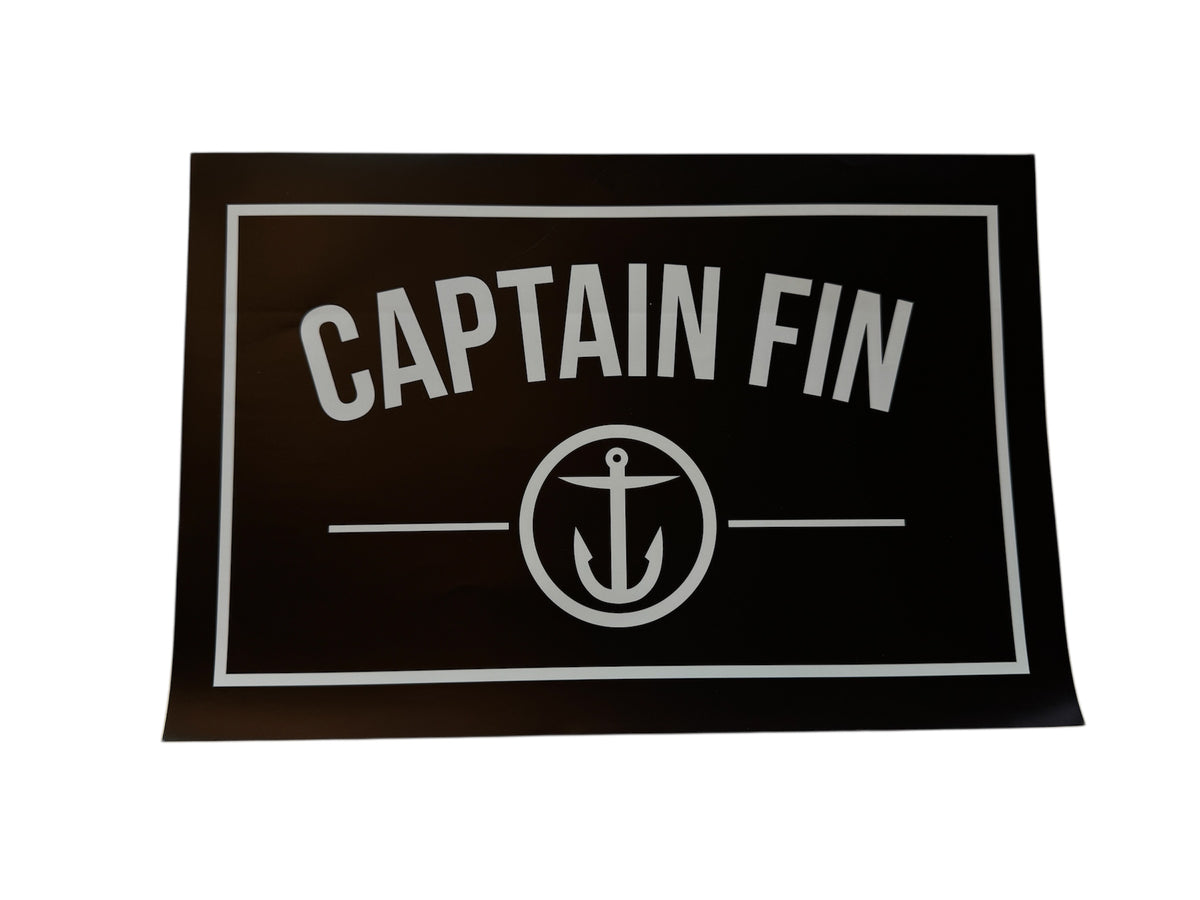 Captain Fin Sticker