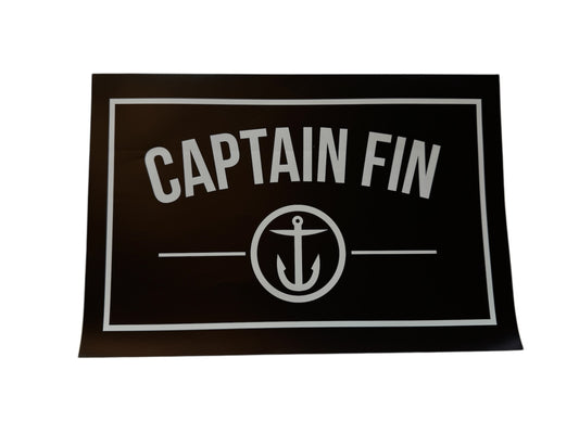 Captain Fin Sticker