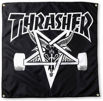 Thrasher Banner (Skate Goat) Black