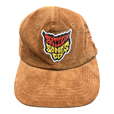 Rattlin' Bones Fuego Co Corduroy Cap Burnt Orange