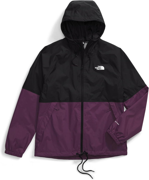 North Face Men's Antora Rain Hoodie Black/Black Current Purple