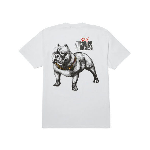 HUF 4 The Dawgs Tee White