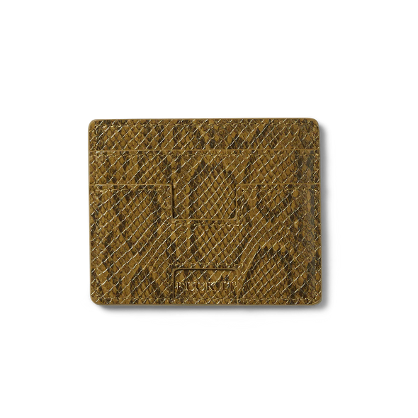 HUF F*ck It Snakeskin Cardholder Green