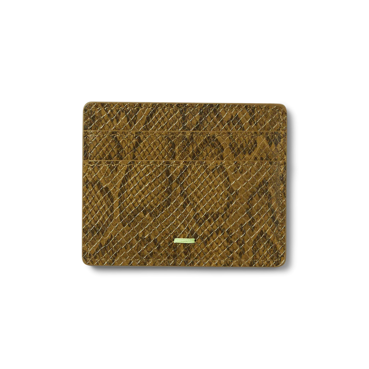 HUF F*ck It Snakeskin Cardholder Green