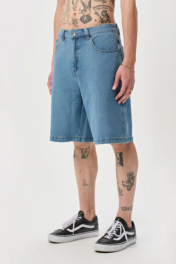 X-LARGE Bull Denim 91 Short Mid Blue