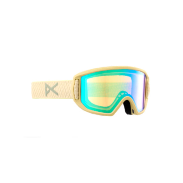 Anon Relapse Jr Mushroom Goggles + Green Amber Lens + MFI Face Mask