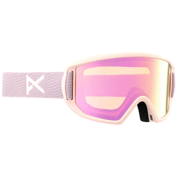 Anon Relapse Jr Elderberry Goggles + Pink Amber Lens + MFI Face Mask