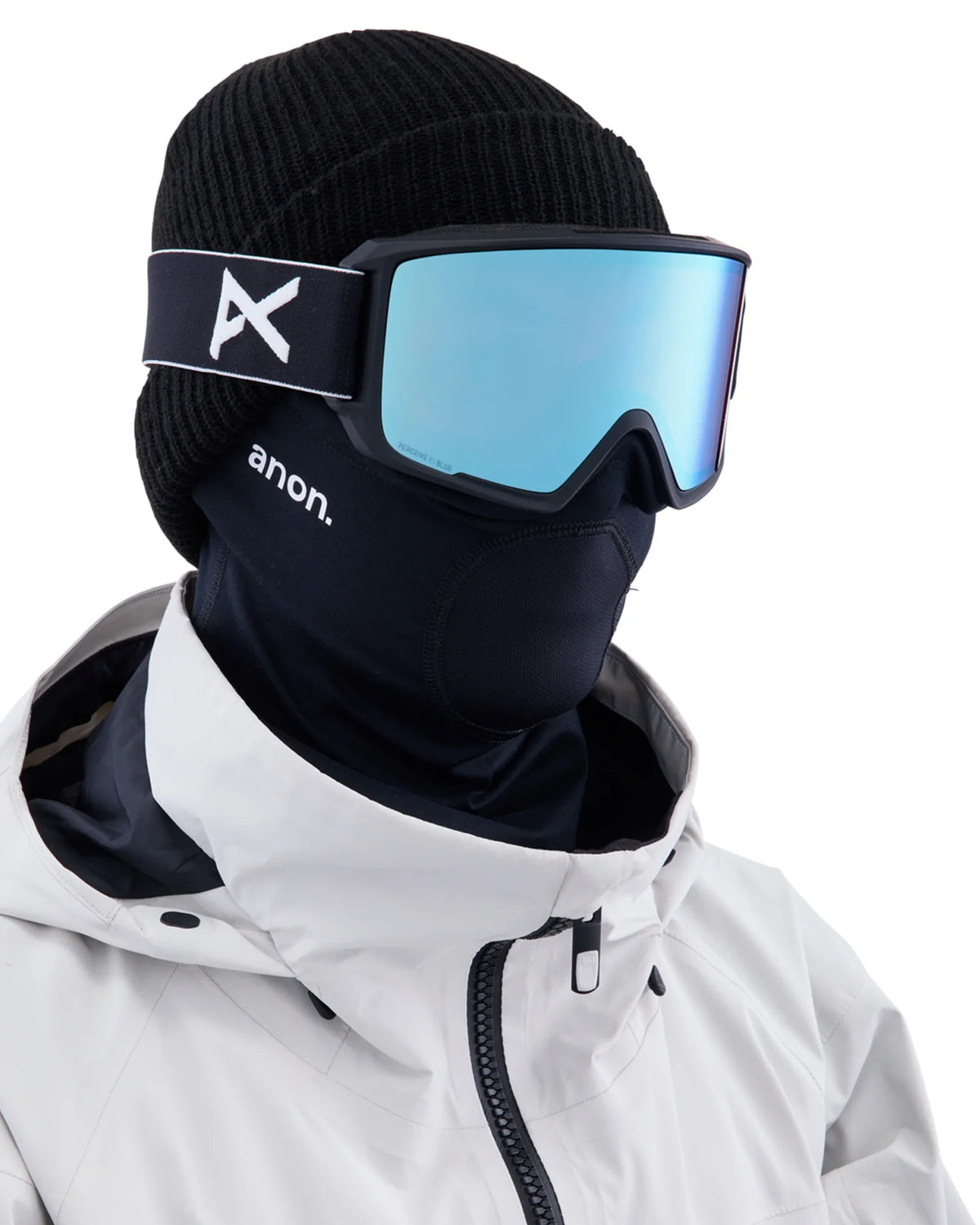 Anon M3 Black Perceive Variable Blue + Cloudy Pink Goggles