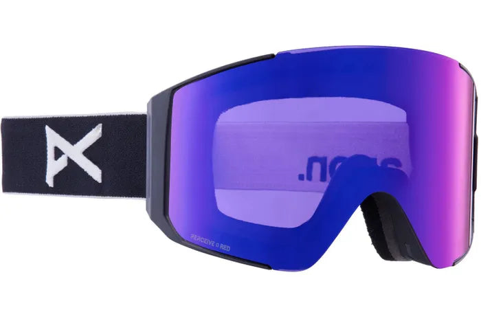 Anon Sync Black Perceive Sunny Red + Perceive Cloudy Burst Goggles