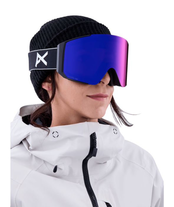 Anon Sync Black Perceive Sunny Red + Perceive Cloudy Burst Goggles