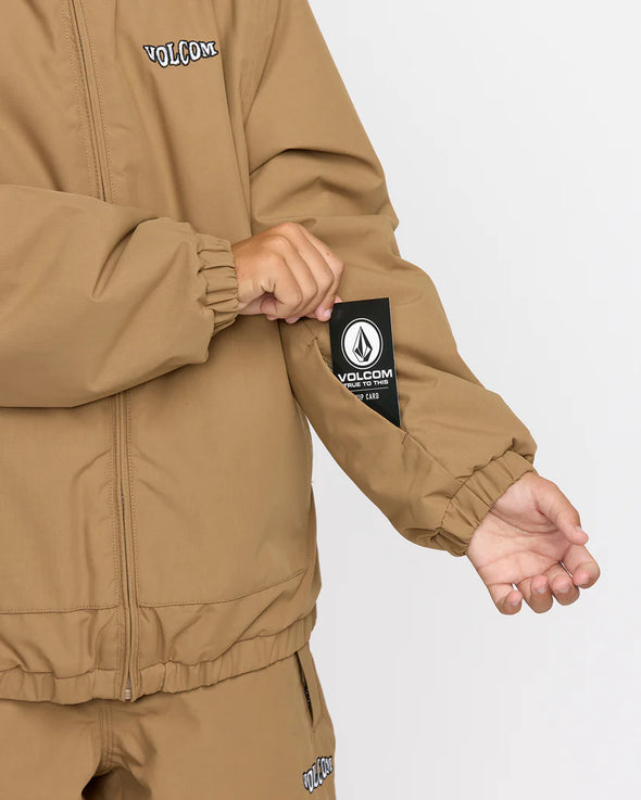 Volcom Youth Chaos Fullzip Jacket Bronze