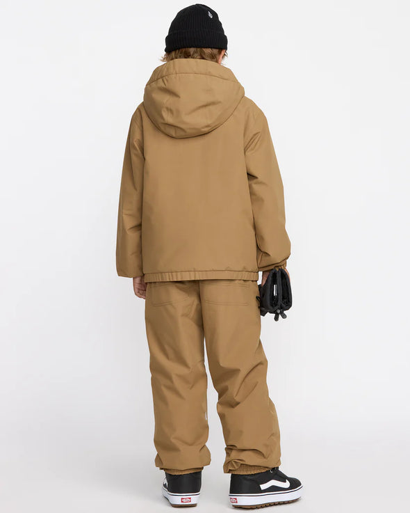 Volcom Youth Chaos Fullzip Jacket Bronze