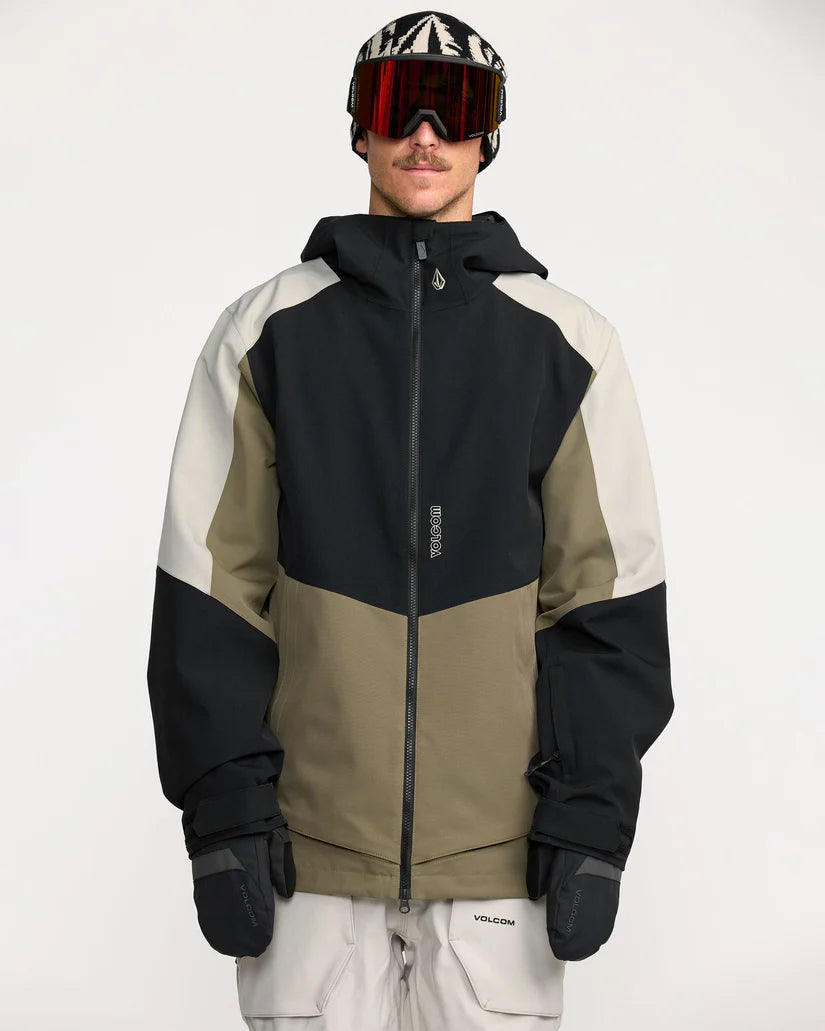Volcom Men’s Brighton Full Zip Jacket Military